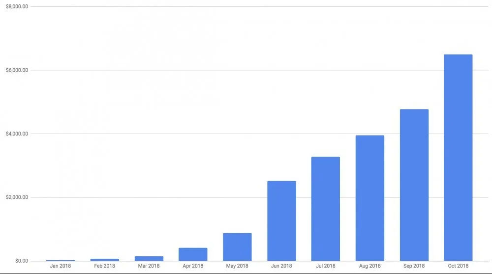 Affiliate Income Example