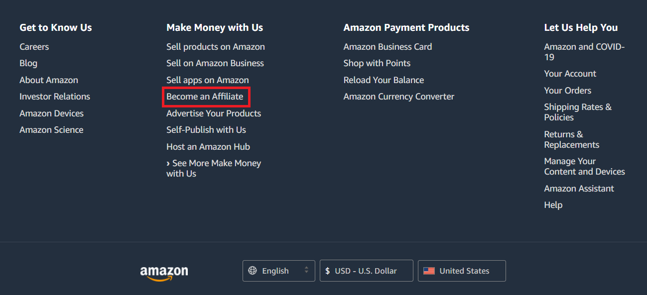 finding affiliate marketing products on amazon