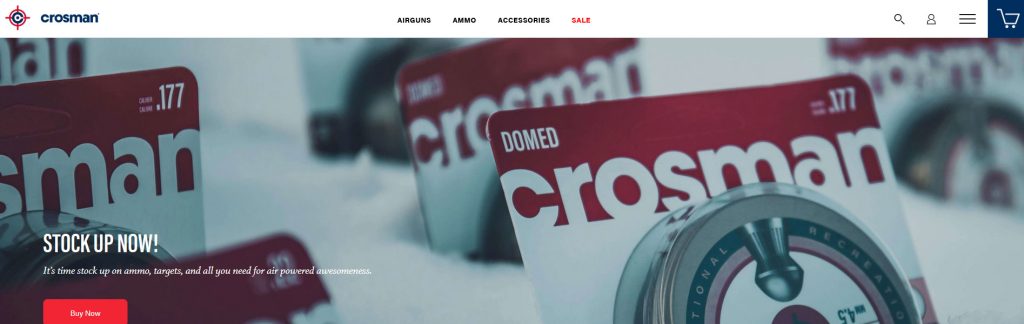 Crosman Website Screenshot