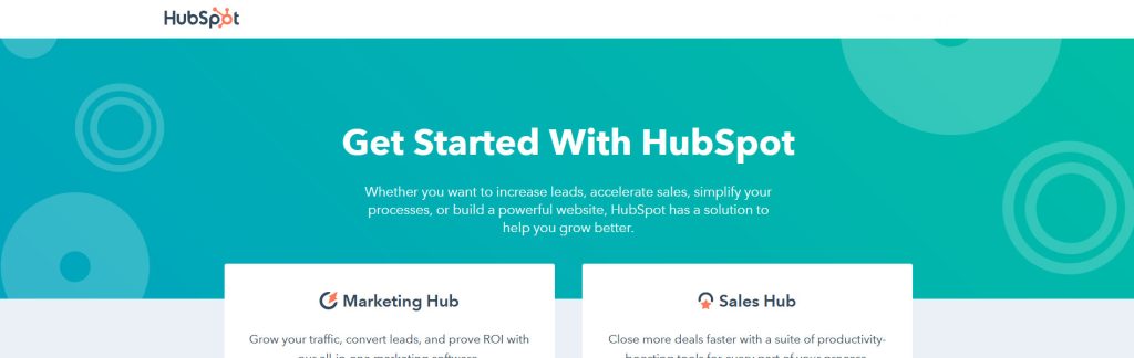 HubSpot Website Screenshot