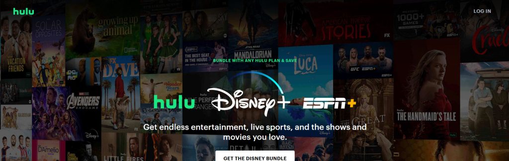 Hulu Website Screenshot