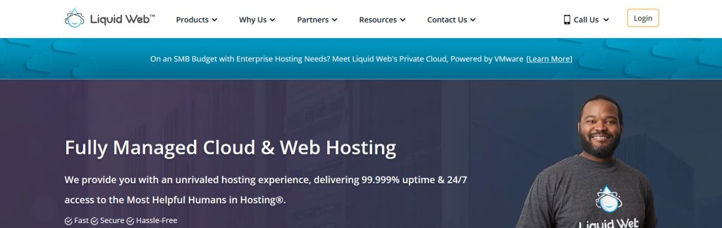 Liquid Web Website Screenshot