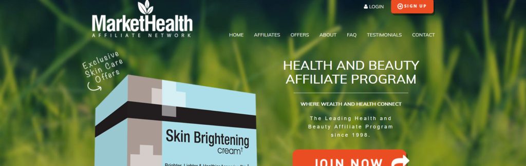Market Health Website Screenshot