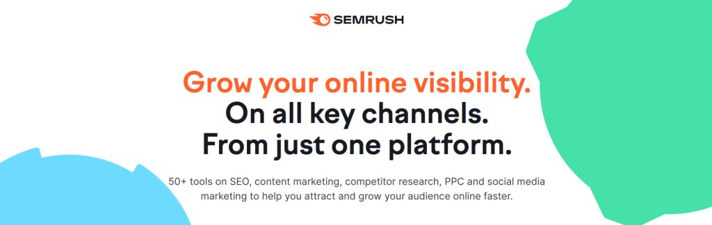 SEMrush Website Screenshot