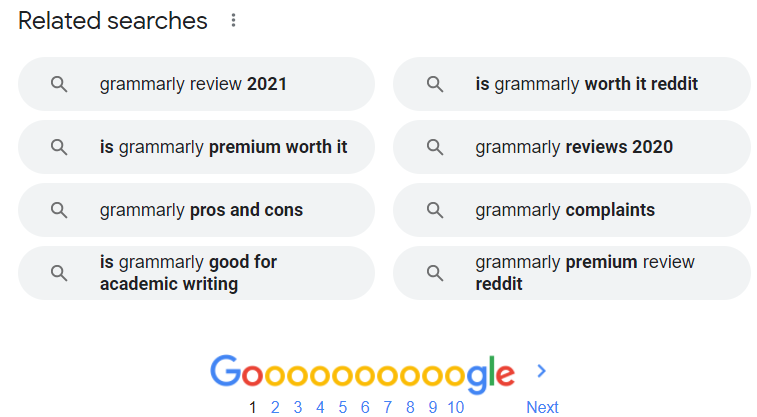 using google to structure product reviews