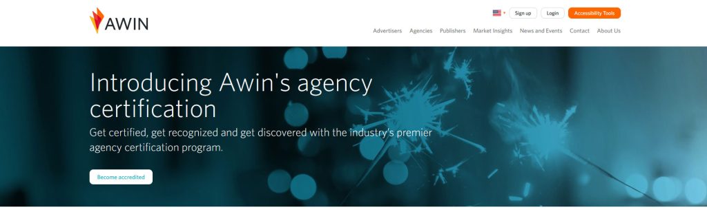 Awin Website Screenshot