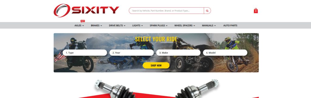 Sixity Website Screenshot