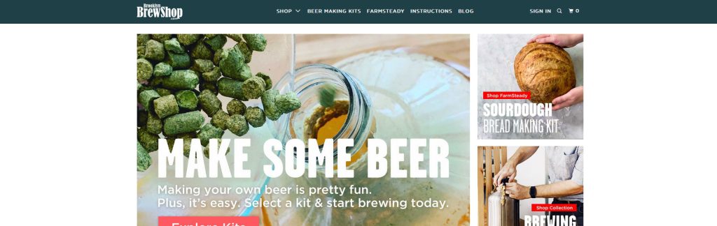 BrooklynBrewShop Website Screenshot