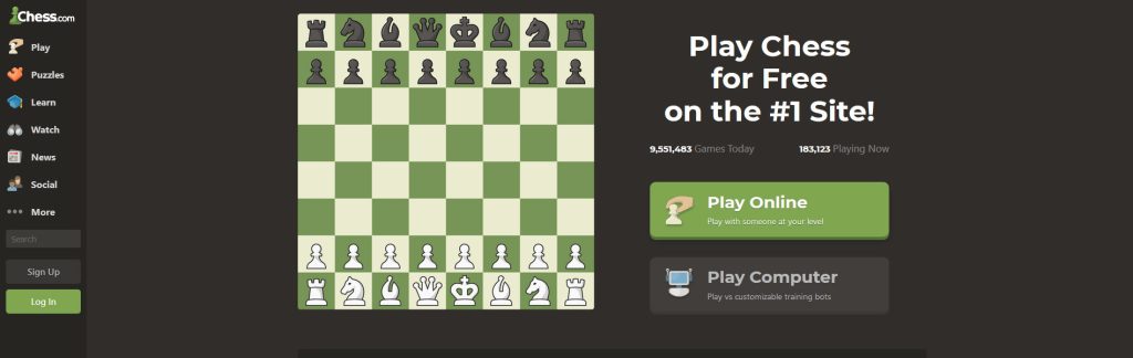 Chess.com Website Screenshot