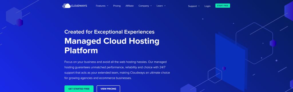 Cloudways Website Screenshot