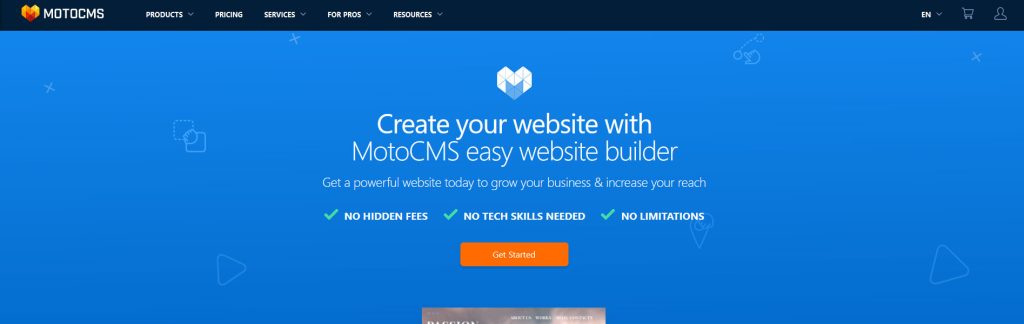 MotoCMS Website Screenshot
