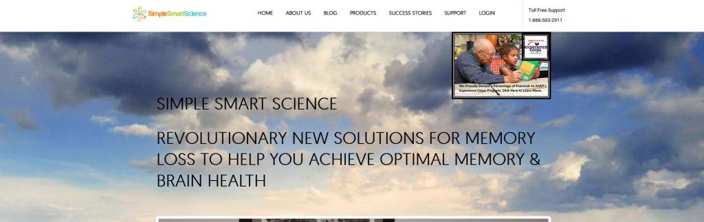 Simple Smart Science Website Screenshot