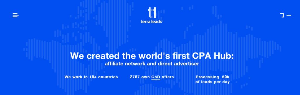 TerraLeads Website Screenshot