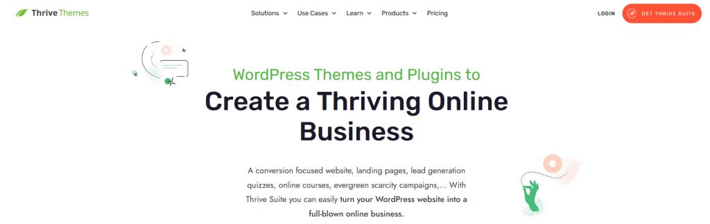 Thrive Themes Website Screenshot
