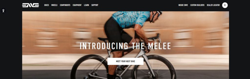 Enve Website Screenshot