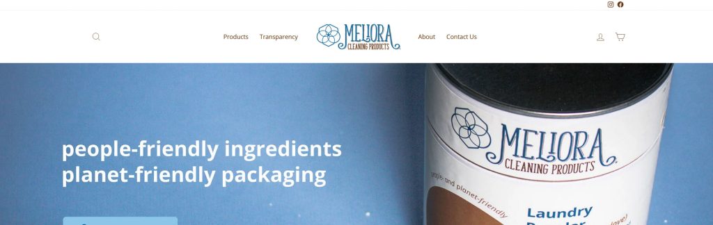 Meliora Website Screenshot