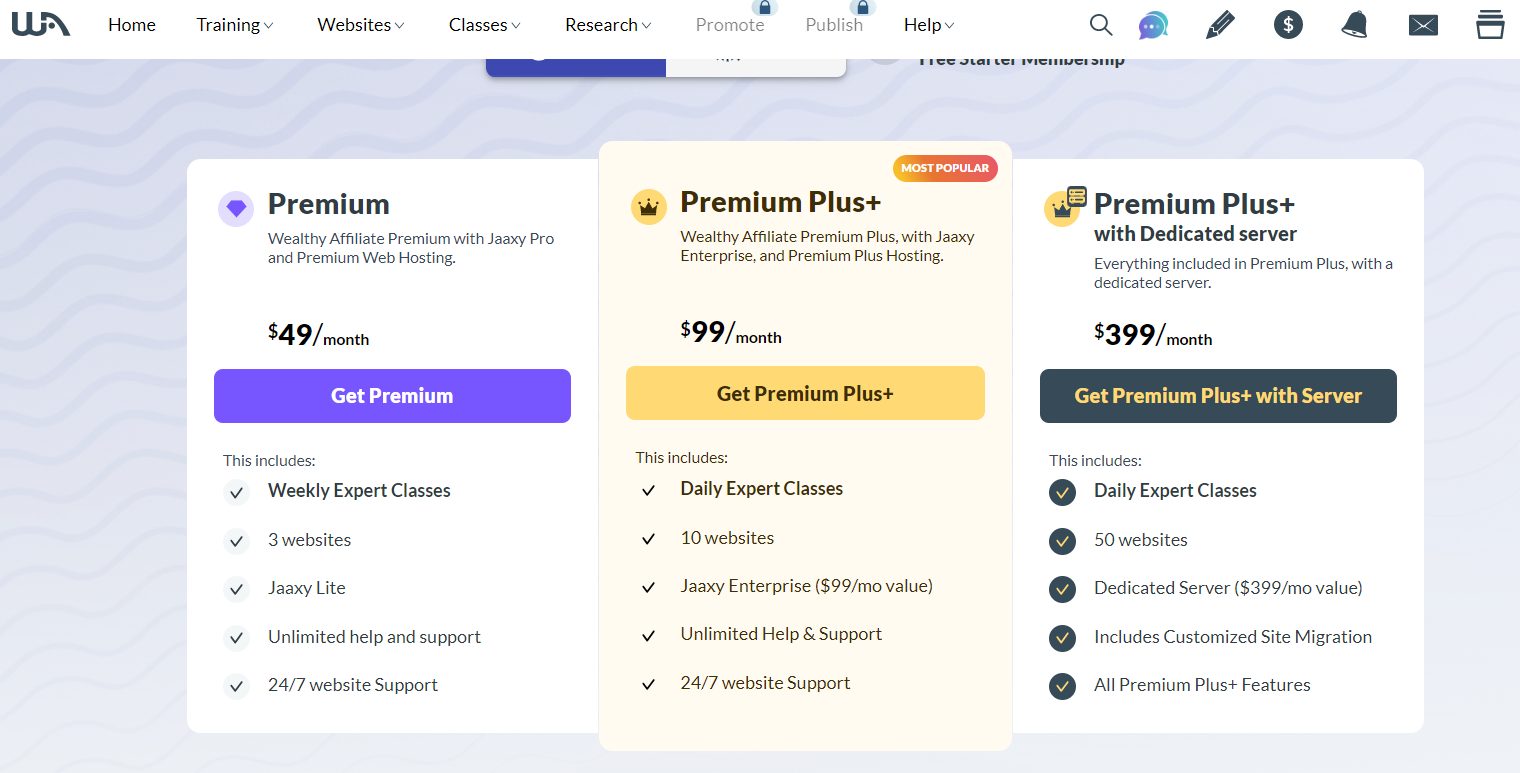 choose your hosting plan