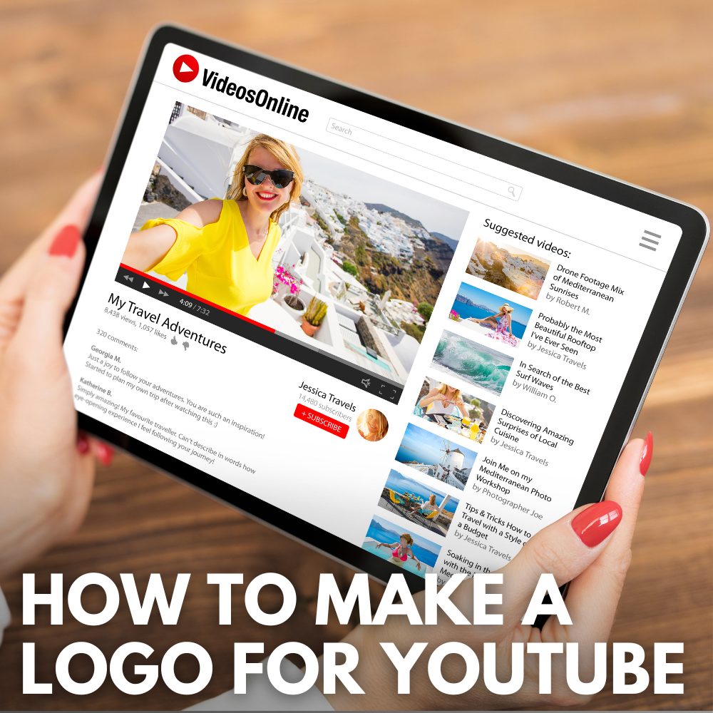 how to make a logo for your youtube channel