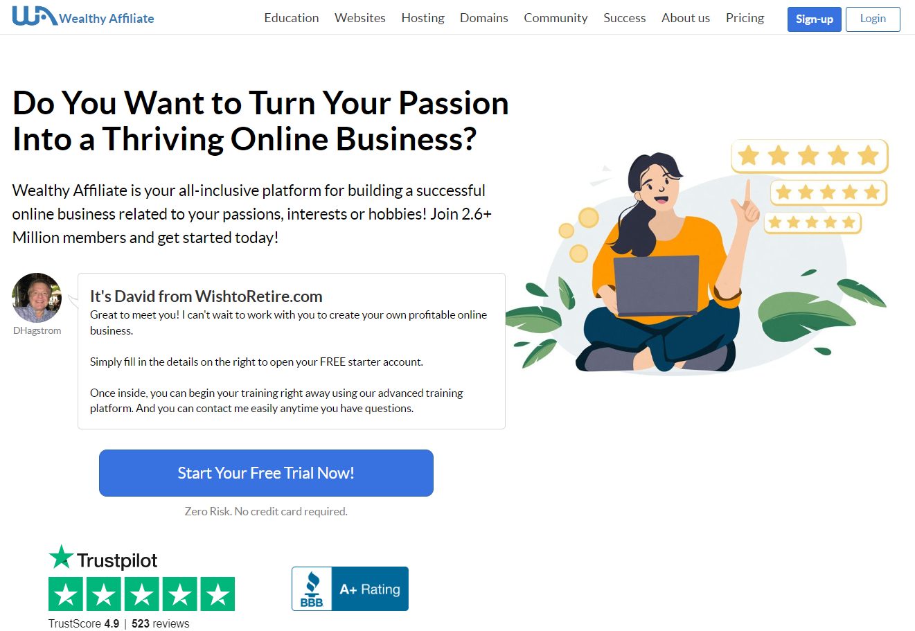 wealthy affiliate web hosting