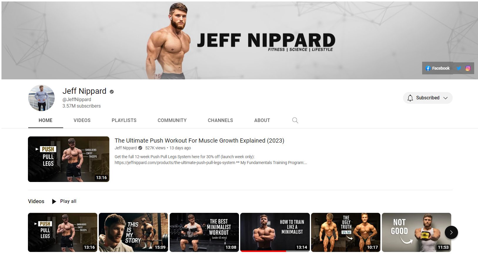 youtube banner examples