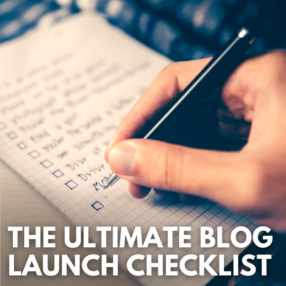 Starting A Blog Checklist PDF