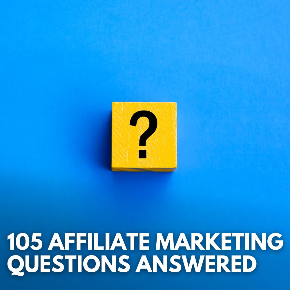 affiliate marketing questions
