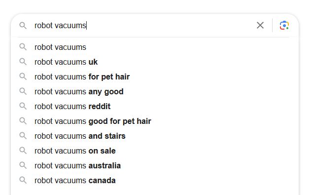 Google Autosuggest Example