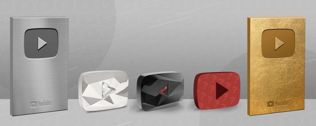 YouTube Awards Examples